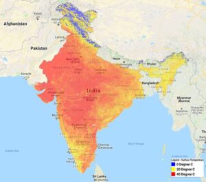 Highest Temperature in India